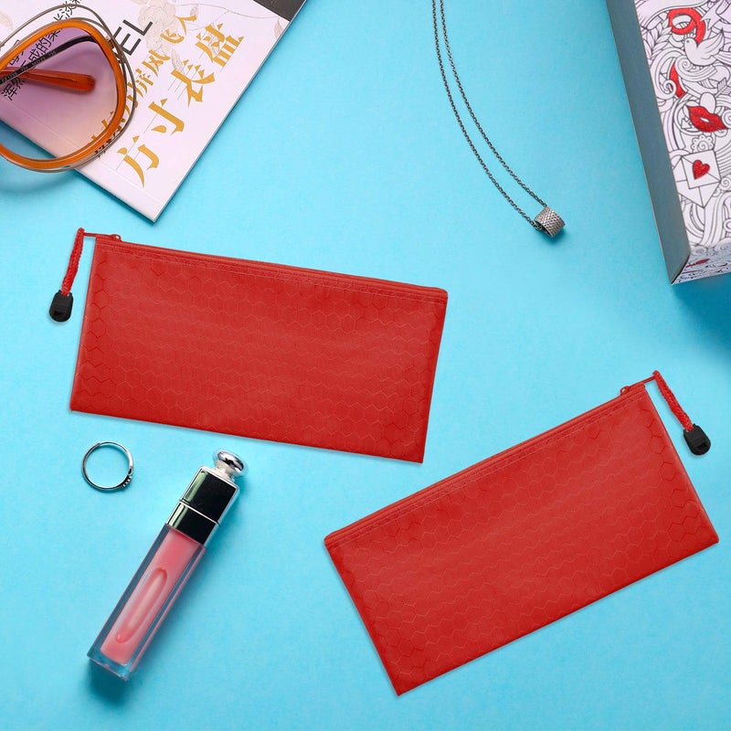 JOVITEC 12 Pieces Zipper Pencil Pouch Pencil Bags Waterproof Bag for Cosmetic Makeup Office Supplies and Travel Accessories - Image 5